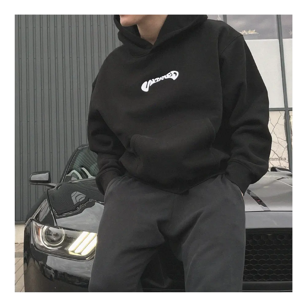 Untamed black hoodie